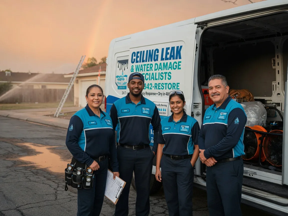 Ceiling Leak Cleanup company in Saint Thomas, ND